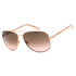 Juicy Couture Brown Pink Gradient Lens Rose Gold Sunglasses One Size
